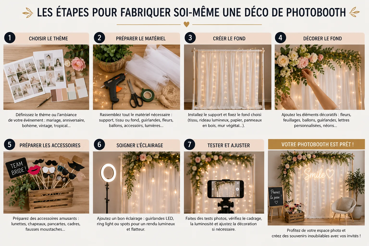 Guide pour créer un photobooth DIY
