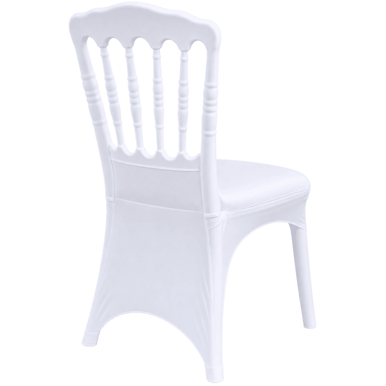 Housse blanche pour chaise événementielle