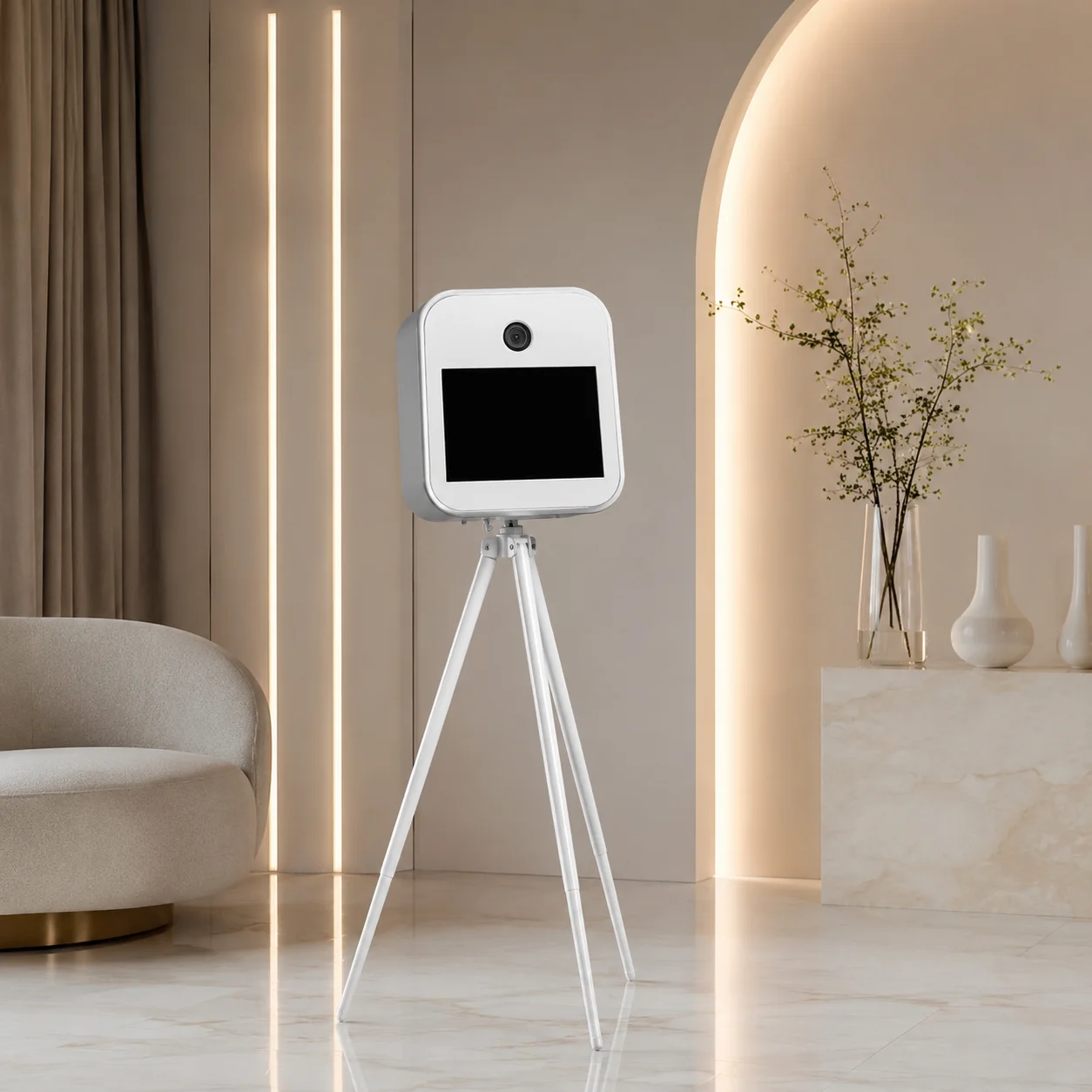 Photobooth élégant dans un intérieur moderne